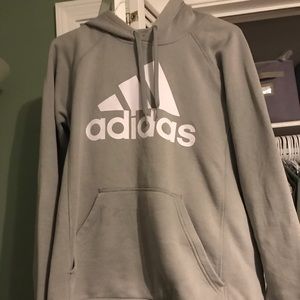 Light grey ADIDAS sweatshirt